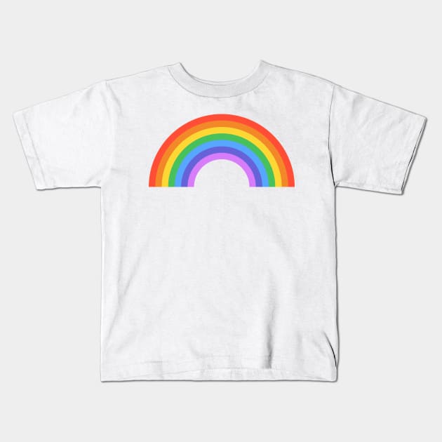 Rain Rain Bow Kids T-Shirt by L'Appel du Vide Designs by Danielle Canonico